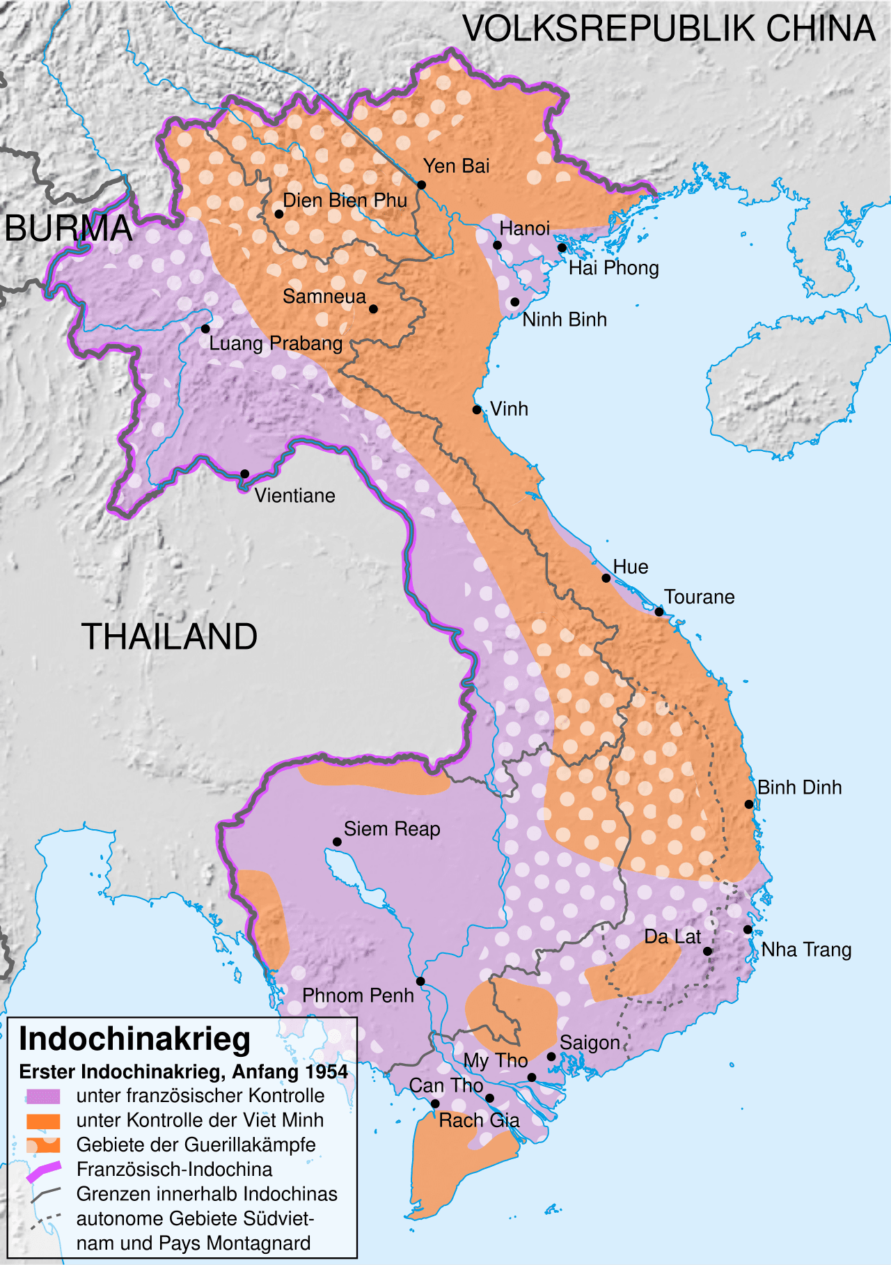 Map of The Vietnam War: America's Most Divisive Conflict and the Fall of Saigon