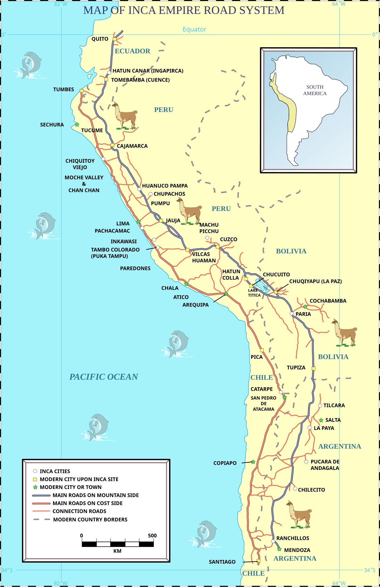 Map of Children of the Sun: The Rise and Fall of the Inca Empire